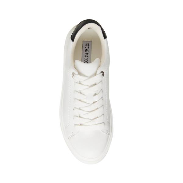 Tenis Steve Madden Catcher Feminino Branco Pretas | SM-958DY