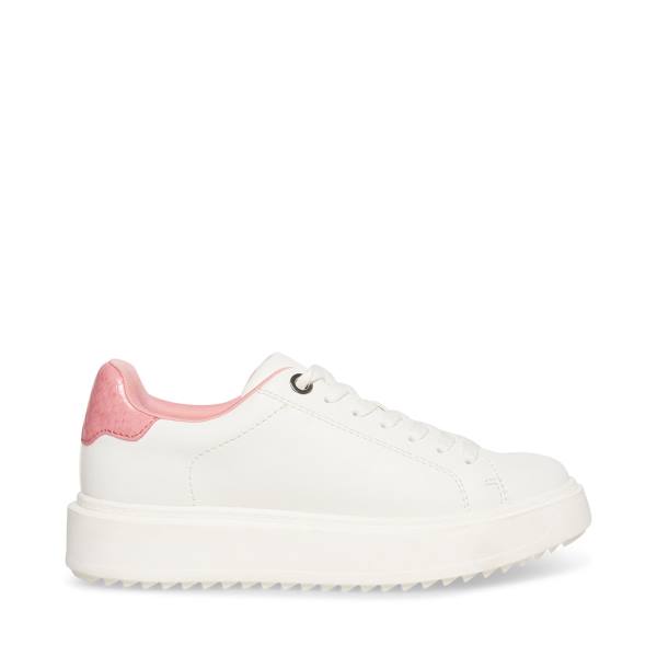 Tenis Steve Madden Catcher Feminino Rosa Branco | SM-614KI