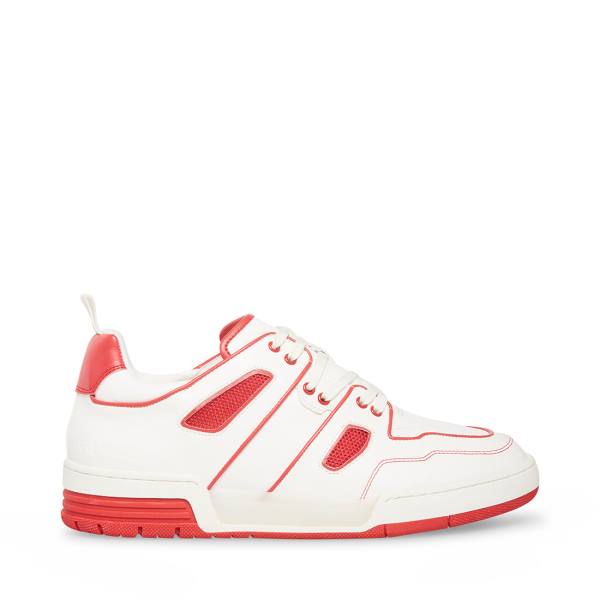 Tenis Steve Madden Chris Masculino Branco Vermelhas | SM-917HG