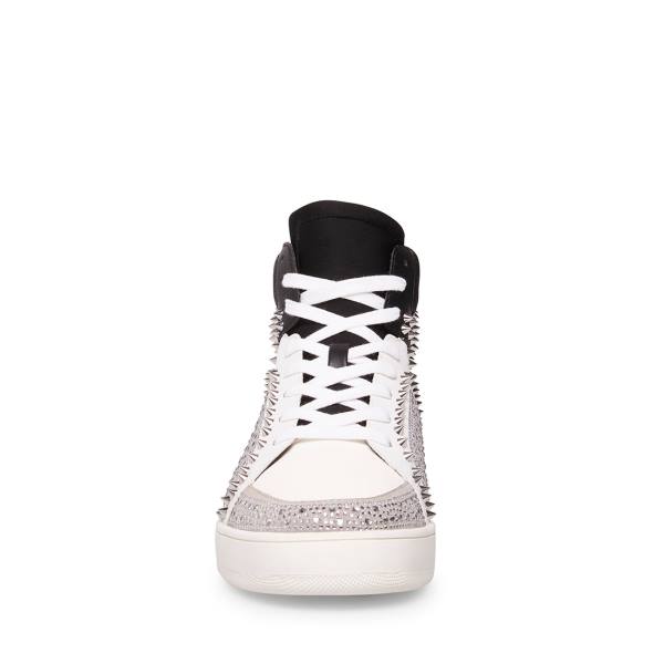 Tenis Steve Madden Cinema Masculino Pretas Branco | SM-394RV