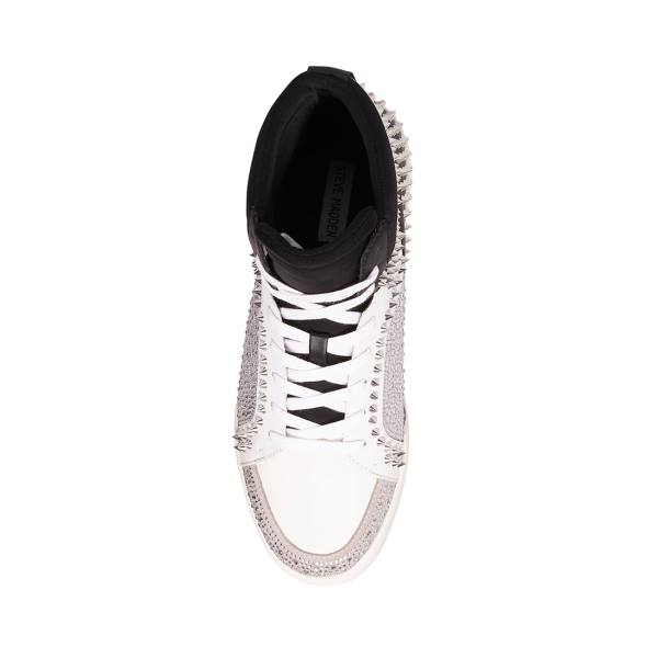 Tenis Steve Madden Cinema Masculino Pretas Branco | SM-394RV