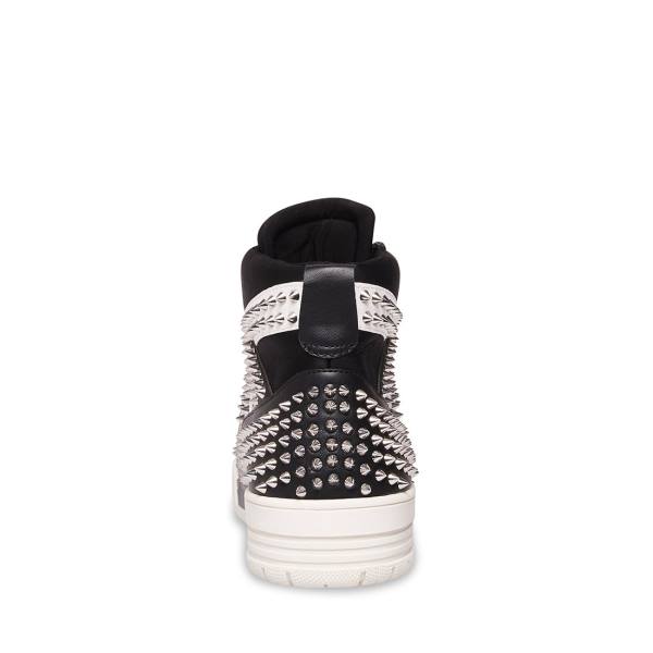 Tenis Steve Madden Cinema Masculino Pretas Branco | SM-394RV