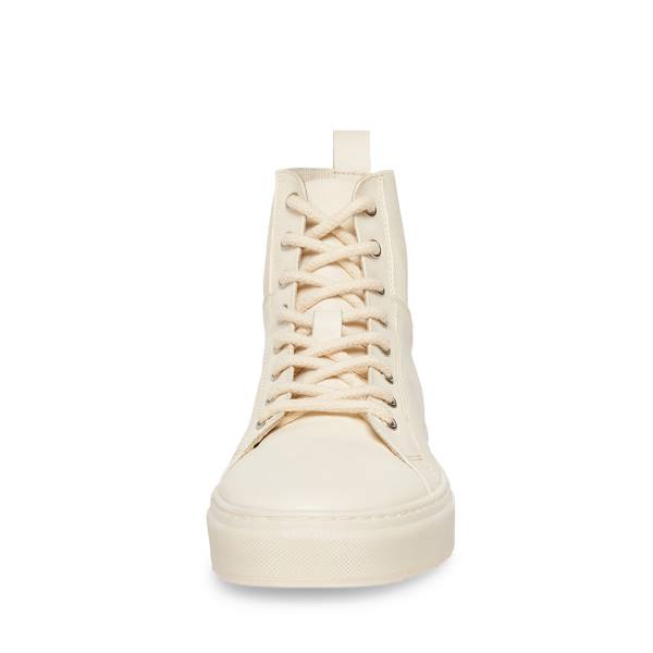 Tenis Steve Madden Dante Bone Couro Masculino Bege | SM-534OL