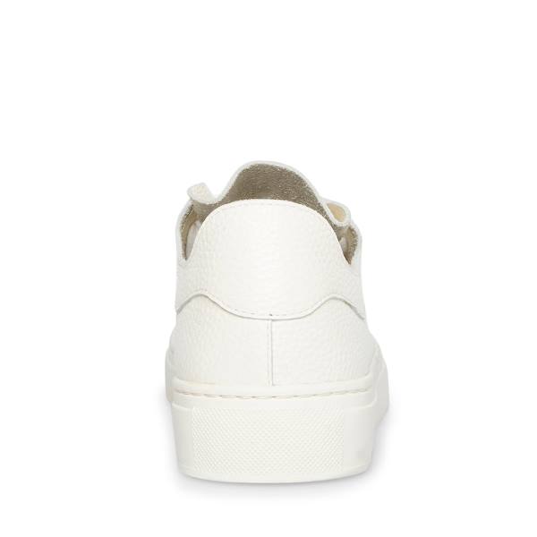 Tenis Steve Madden Dorey Couro Feminino Branco | SM-453RO