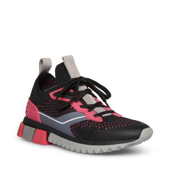 Tenis Steve Madden Dribble Feminino Pretas Multicoloridas | SM-549BQ