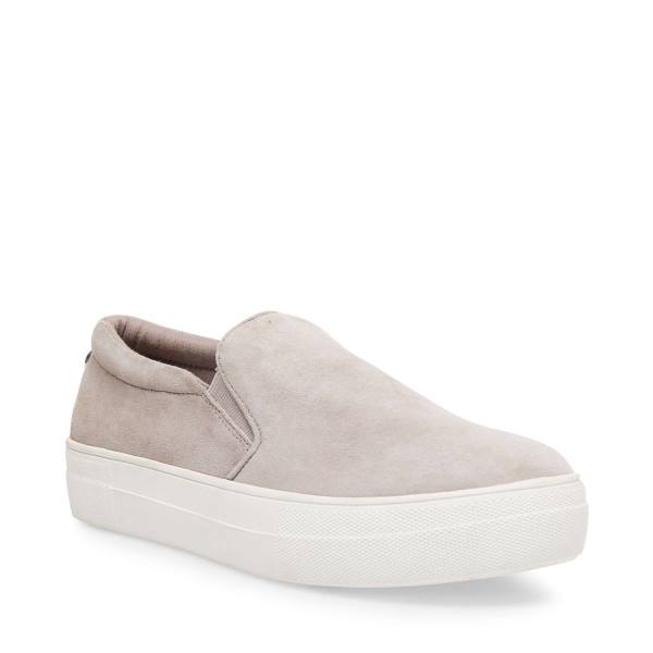 Tenis Steve Madden Gills Camurça Feminino Cinzentas | SM-917AT