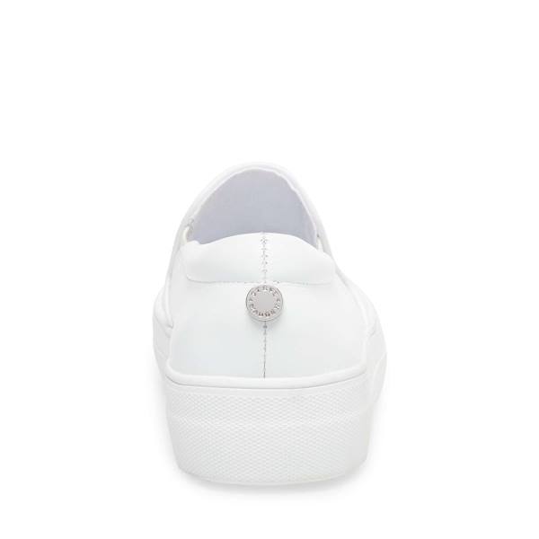 Tenis Steve Madden Gills Couro Feminino Branco | SM-450MJ