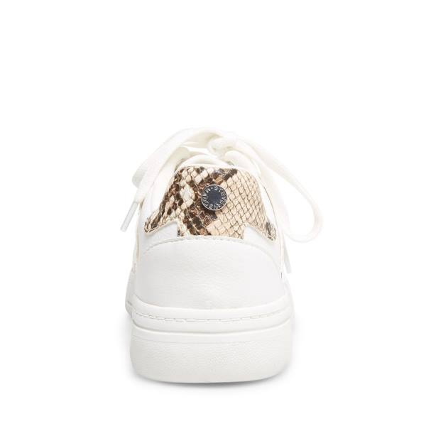 Tenis Steve Madden Harmonize Tan Snake Feminino Marrom Serpentine | SM-294JN