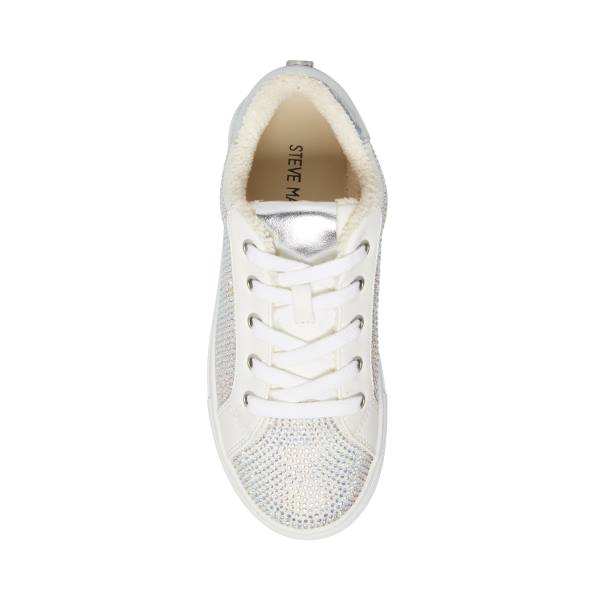 Tenis Steve Madden Jceecee Criança Prateadas | SM-648RI