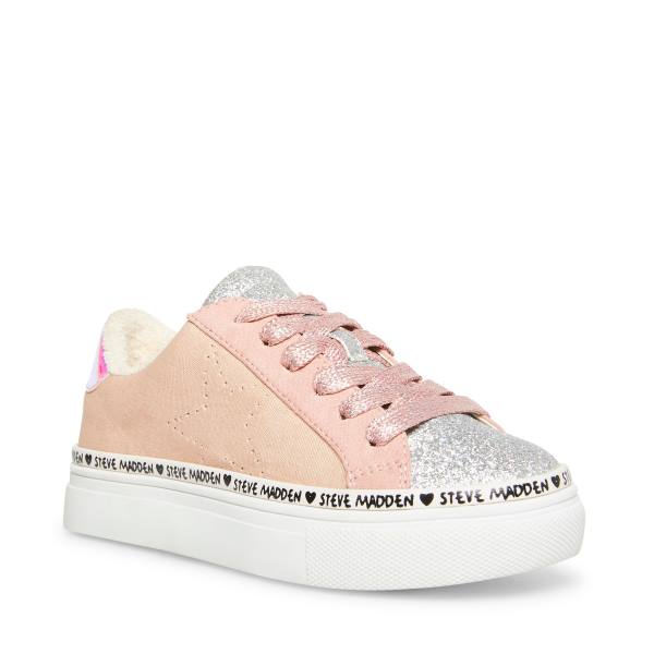 Tenis Steve Madden Jloyal Blush Criança Rosa | SM-532BZ