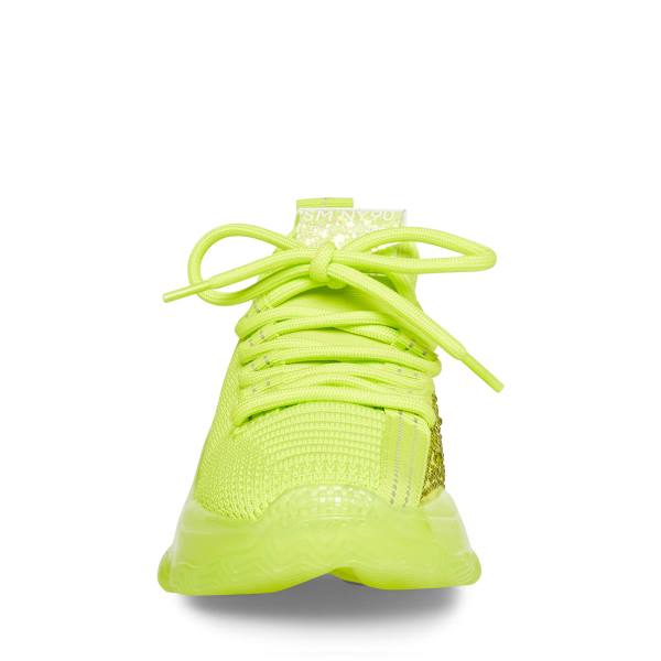 Tenis Steve Madden Jmaxima Neon Criança Amarelas | SM-891OU