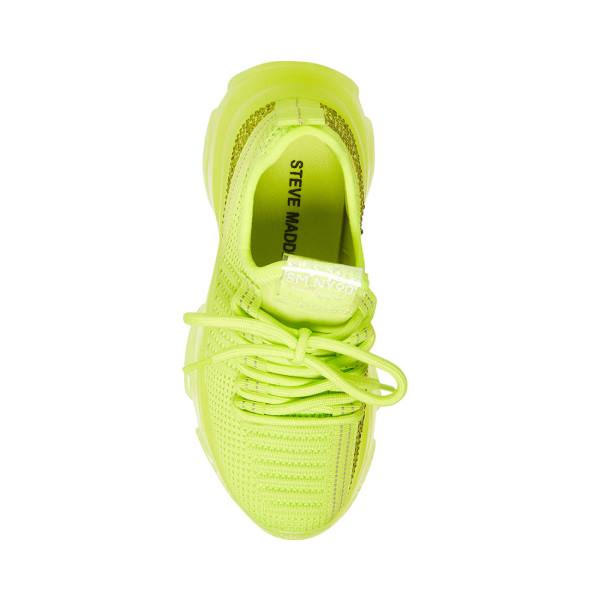 Tenis Steve Madden Jmaxima Neon Criança Amarelas | SM-891OU