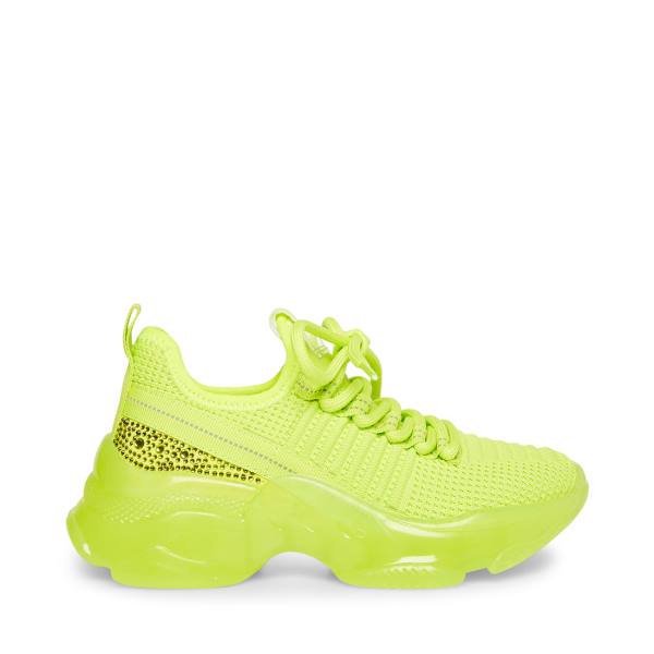 Tenis Steve Madden Jmaxima Neon Criança Amarelas | SM-891OU