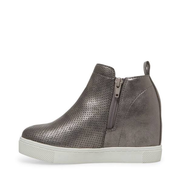 Tenis Steve Madden Jwrangle Pewter Criança Azuis Cinzentas | SM-238SV