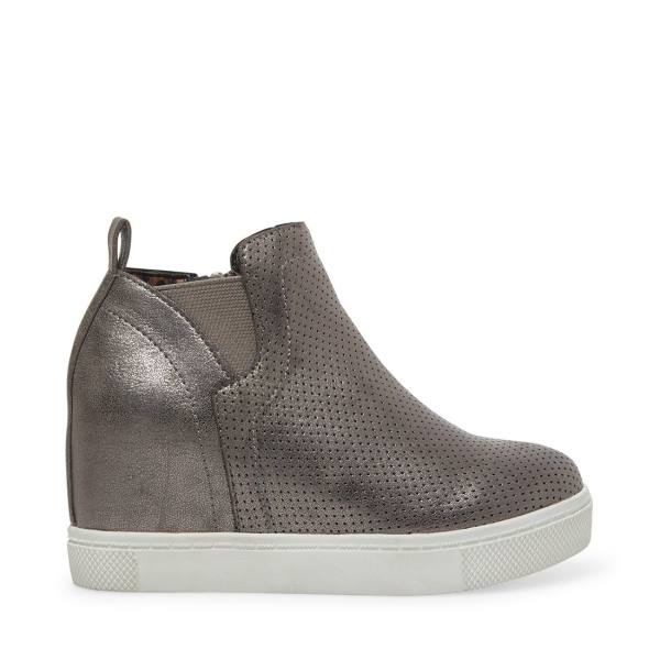 Tenis Steve Madden Jwrangle Pewter Criança Azuis Cinzentas | SM-238SV