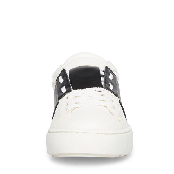 Tenis Steve Madden Keaton Feminino Branco Pretas | SM-190JQ