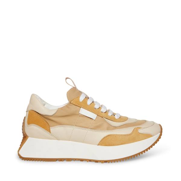 Tenis Steve Madden Korry Natural Feminino Bege Multicoloridas | SM-960WE