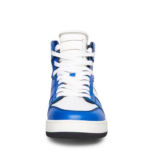 Tenis Steve Madden Mallow-white-blue Masculino Vermelhas Branco Azuis | SM-409EI