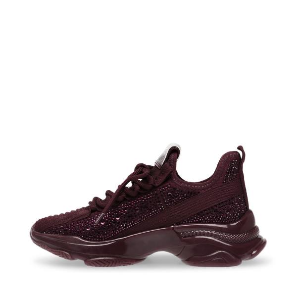 Tenis Steve Madden Maxima Burgundy Feminino Bordeaux Multicoloridas | SM-251BY