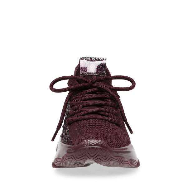 Tenis Steve Madden Maxima Burgundy Feminino Bordeaux Multicoloridas | SM-251BY