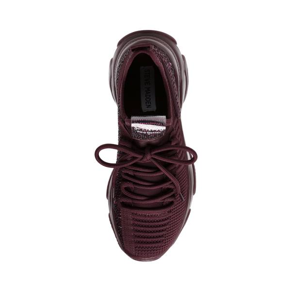 Tenis Steve Madden Maxima Burgundy Feminino Bordeaux Multicoloridas | SM-251BY