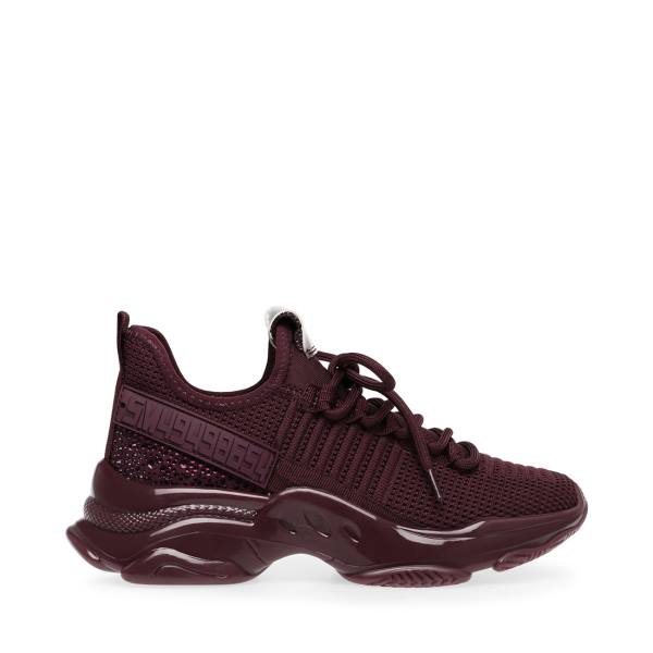 Tenis Steve Madden Maxima Burgundy Feminino Bordeaux Multicoloridas | SM-251BY