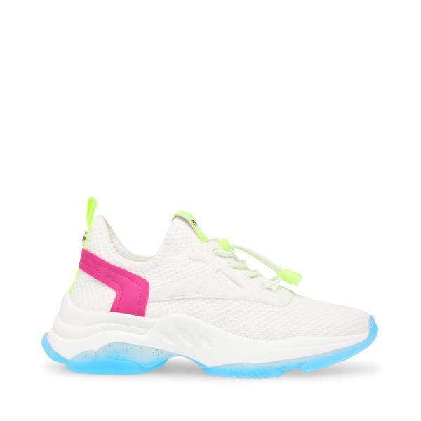 Tenis Steve Madden Myles Fuschia Feminino Branco | SM-471NF