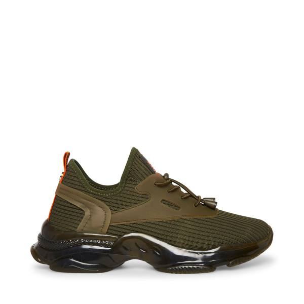 Tenis Steve Madden Mylo Masculino Verde Oliva | SM-821WR