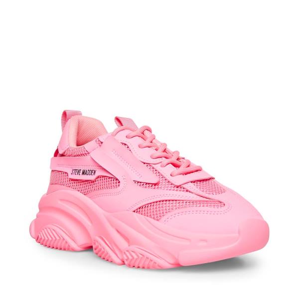 Tenis Steve Madden Possession Feminino Rosa | SM-649KJ