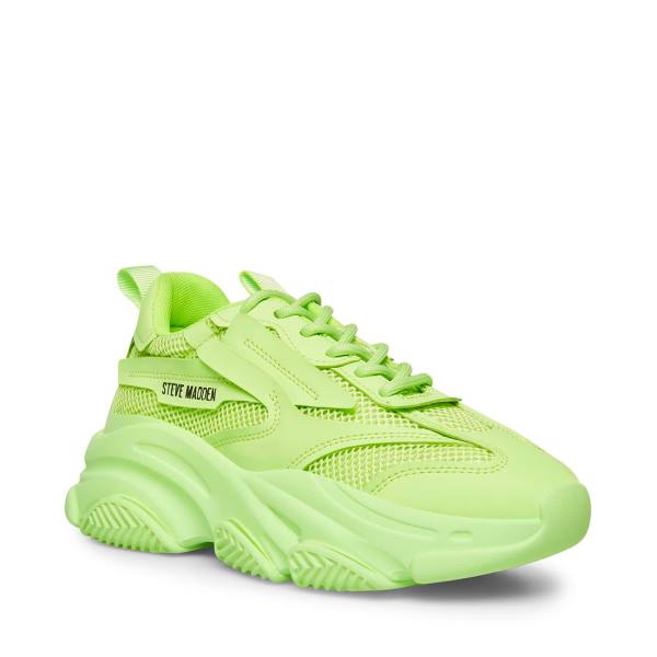 Tenis Steve Madden Possession Lime Feminino Luz Verdes | SM-618PT