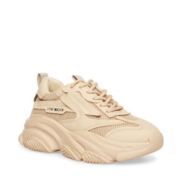 Tenis Steve Madden Possession Tan Feminino Marrom | SM-139PN