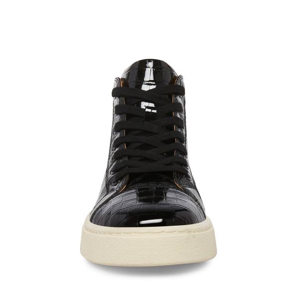 Tenis Steve Madden Promoter-c Crocodile Masculino Pretas | SM-382QI