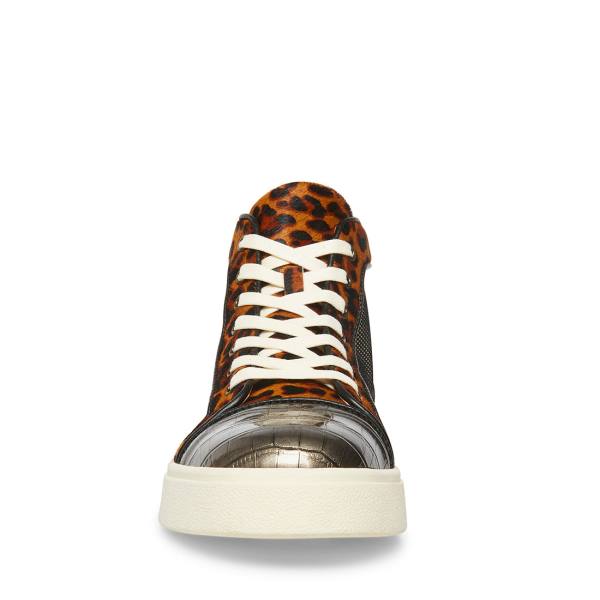 Tenis Steve Madden Promoter-s Leopard Masculino Pretas Leopardo | SM-964EB