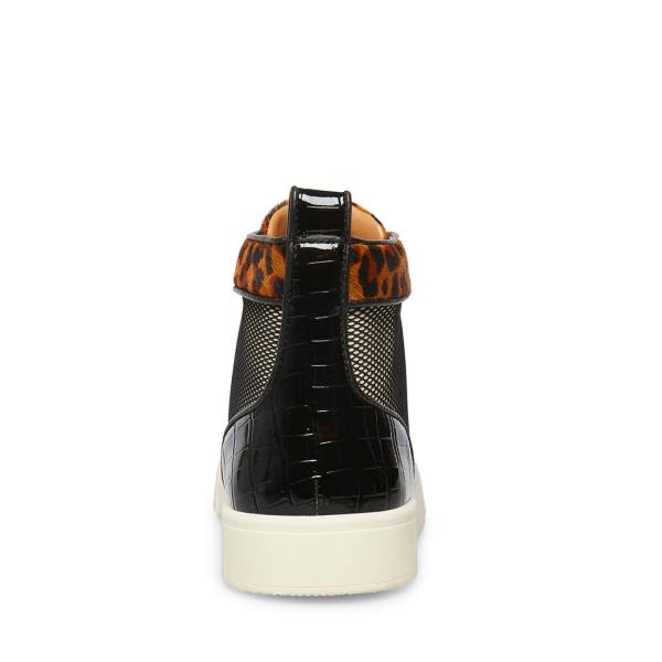 Tenis Steve Madden Promoter-s Leopard Masculino Pretas Leopardo | SM-964EB