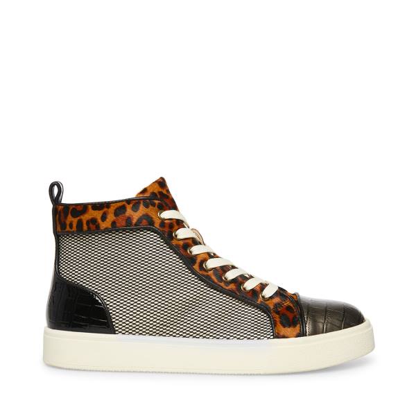 Tenis Steve Madden Promoter-s Leopard Masculino Pretas Leopardo | SM-964EB