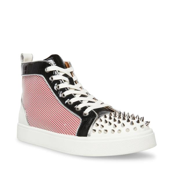 Tenis Steve Madden Promoter-s Masculino Vermelhas Multicoloridas | SM-176PF