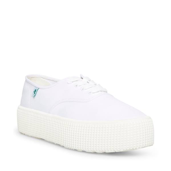 Tenis Steve Madden Stream Fabric Feminino Branco | SM-435ES