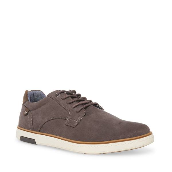 Tenis Steve Madden Tom Fabric Masculino Cinzentas | SM-237QM