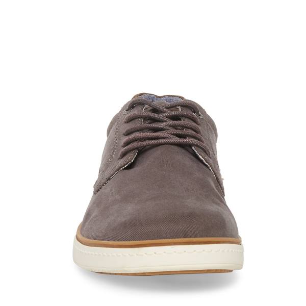 Tenis Steve Madden Tom Fabric Masculino Cinzentas | SM-237QM