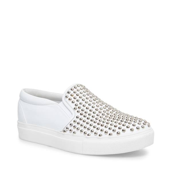 Tenis Steve Madden Torin With Studs Feminino Branco | SM-319JG