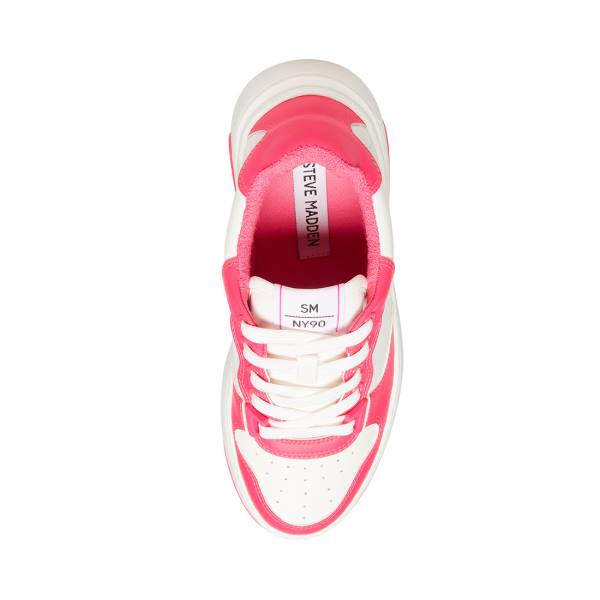 Tenis Steve Madden Tristina Fuschia Feminino Branco | SM-159TU