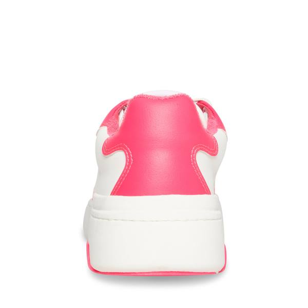 Tenis Steve Madden Tristina Fuschia Feminino Branco | SM-159TU