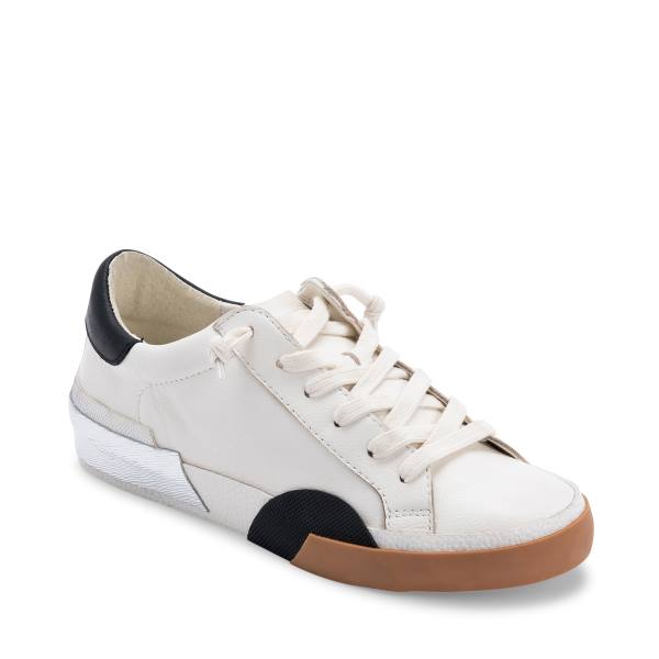 Tenis Steve Madden Zina Feminino Branco Pretas | SM-703EW