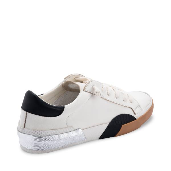 Tenis Steve Madden Zina Feminino Branco Pretas | SM-703EW