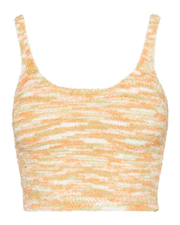 Tops Steve Madden Cozy Knit Tank Feminino Laranja | SM-846CZ