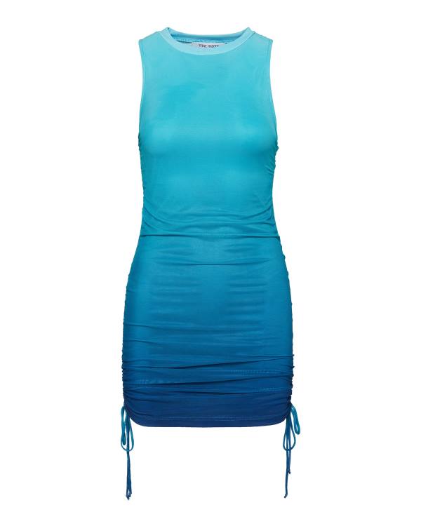 Vestidos Steve Madden Ombre Sem Manga Mini Feminino Azuis Multicoloridas | SM-805HY