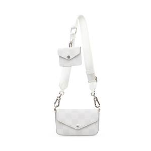 Bolsas De Ombro Steve Madden Bperks Feminino Branco | SM-251OV