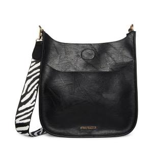 Bolsas De Ombro Steve Madden Brayaa Feminino Pretas | SM-962YM