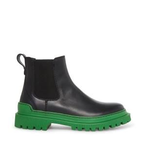 Botas Steve Madden Bodee Masculino Pretas Verdes | SM-130BA