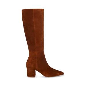 Botas Steve Madden Forrest Camurça Feminino Marrom | SM-294KS